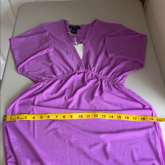 NWT Exist Beach Purple Long Cover up Dress Size Medium. - Picture 8 of 13